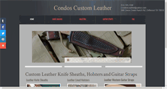 Desktop Screenshot of condosleather.com